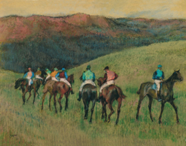 Degas, Jockeys in training