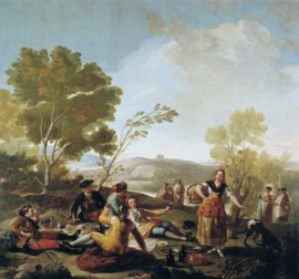Goya, Picknick aan de oevers van de Manzanares