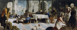Tintoretto, Christus die de voeten van de discipelen wast