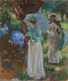 Sargent, Twee meisjes met parasols