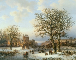 B.C. Koekkoek, Winterlandschap