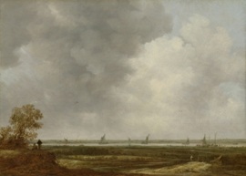 Van Goyen, Vergezicht over de uiterwaarden van een rivier