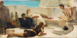 Alma-Tadema, Een lezing van Homerus