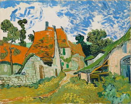 Van Gogh, Straat in Auvers