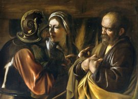 Caravaggio, De ontkenning van Petrus