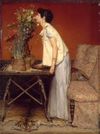 Alma-Tadema, Vrouw met bloemen
