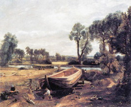 Constable, Bootbouw bij Flatford Mill