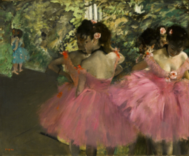 Degas, Ballerina's in het roze