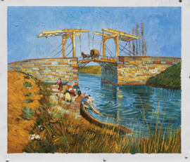 Van Gogh, Ophaalbrug van Arles met wassende vrouwen
