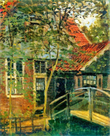 Monet, Zaandam, kleine brug