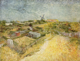 Van Gogh, Volkstuintjes op Montmartre