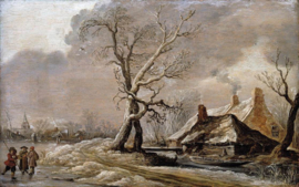 Van Goyen, Winter op de rivier