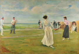 Liebermann, Tennisspelers aan zee