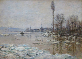 Monet, Breken van het ijs, Lavacourt