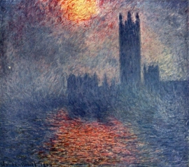 Monet, Het parlement in Londen
