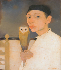 Mankes, Zelfportret met uil