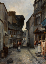 Jongkind, Een straat in Landerneau