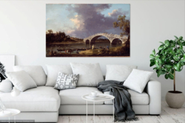 Canaletto, Gezicht op de Walton Bridge
