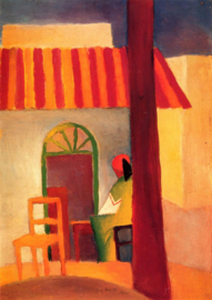 Macke, Turks café