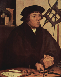Holbein, Portret van Nicholas Kratzer