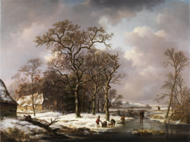 Schelfhout, Winterlandschap met knoestige eiken