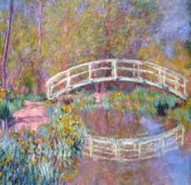 Monet, De Japanse brug in de tuin van Monet