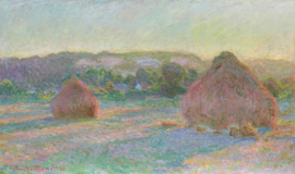 Monet, Hooibergen aan het eind van de zomer