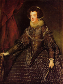 Velázquez, Koningin Isabella van Bourbon