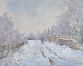 Monet, Sneeuw in Argenteuil