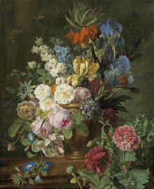 Van Dael, Stilleven met fritillarias en andere bloemen