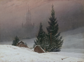 Friedrich, Winterlandschap met kerk