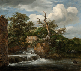 Van Ruisdael, Landschap met een molenruïne