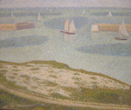 Seurat, Port-en-Bessin, ingang van de haven