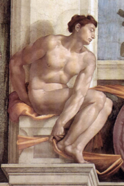Michelangelo, Ignudo (mannelijk naakt)