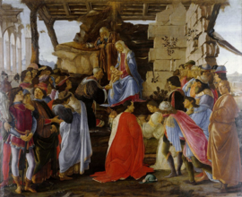 Botticelli, Aanbidding der wijzen