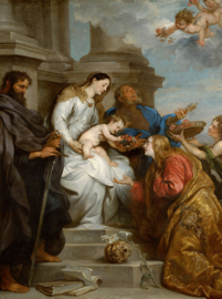 Van Dyck, Kroning van de Heilige Rosalia