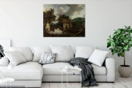 Van Ruisdael, Twee watermolens en een open sluis