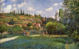 Pissarro, Een koeherder op de Route de Chou