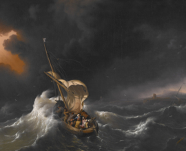 Bakhuizen, Christus in de storm op het meer van Galilea