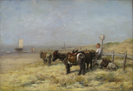 W. Maris, Ezeltjes aan het strand