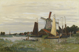 Monet, Een windmolen bij Zaandam