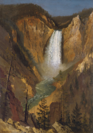 Bierstadt, De lage waterval van Yellowstone