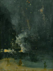 Whistler, Nocturne in zwart en goud: de vallende raket