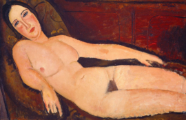 Modigliani, Naakt op een divan