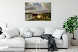 Mauve, Landschap met koeien