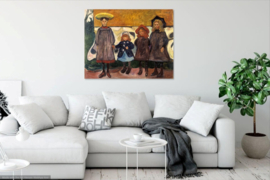 Munch, Vier meisjes in Asgardstrand