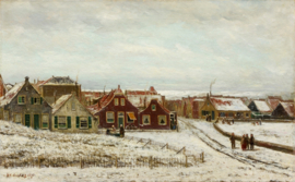 Mesdag, Een buurtje te Scheveningen, winter