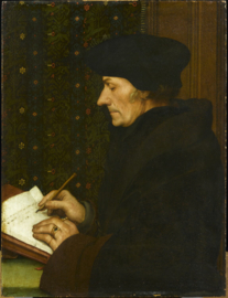 Holbein, Schrijvende Erasmus