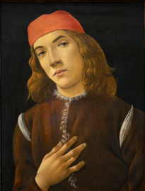 Botticelli, Portret van een jongere