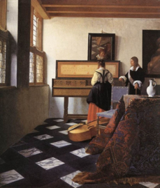 Vermeer, De muziekles